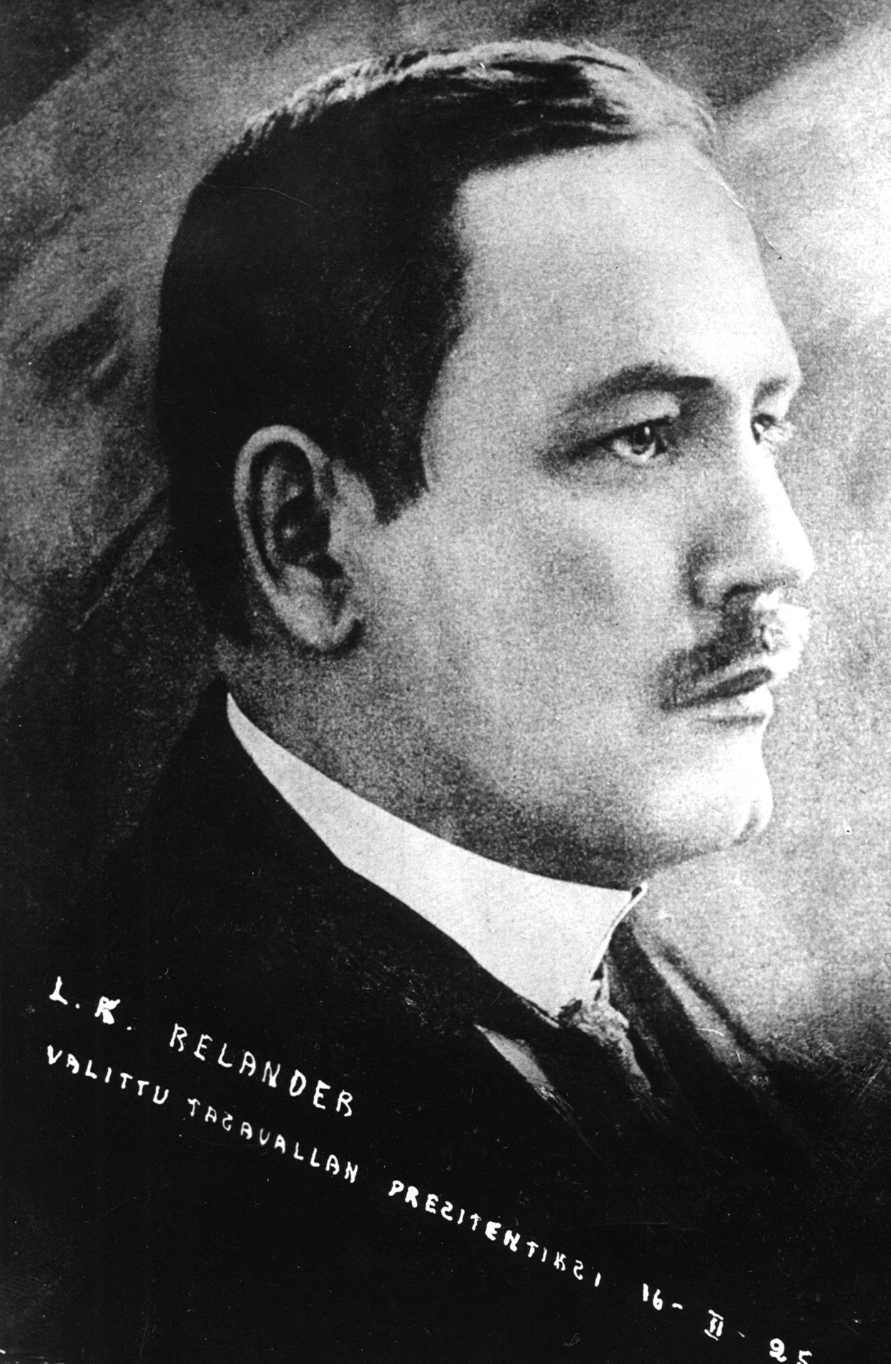 Relander valittu tasavallan presidentiksi 16.2.1925