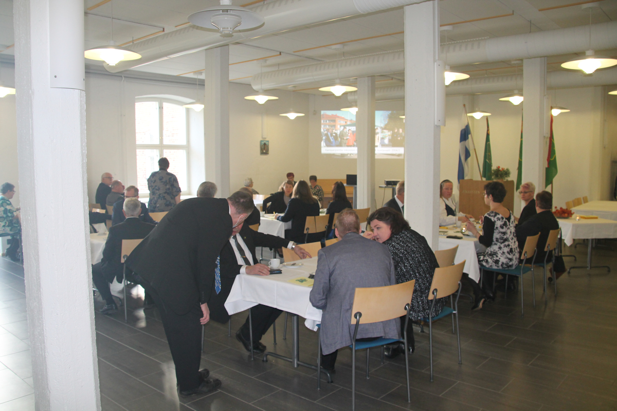 Kuva Keskustan Jokioisten kunnallisjärjestön 60 vuotisjuhlasta 6.11.2022