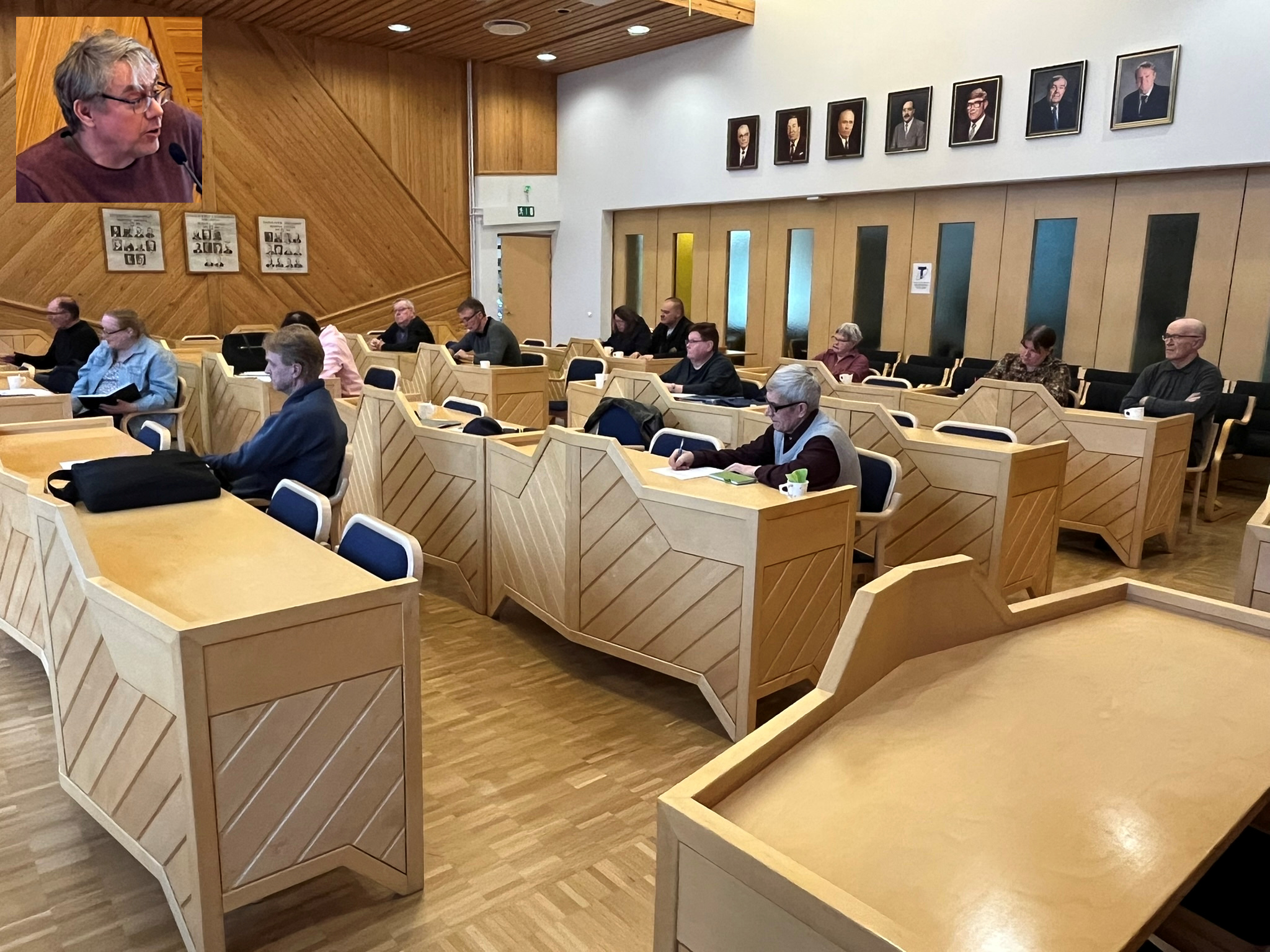 Kuva Keskustan Jokioisten kunnallisjärjestön vuosikokouksesta 28.4.2025