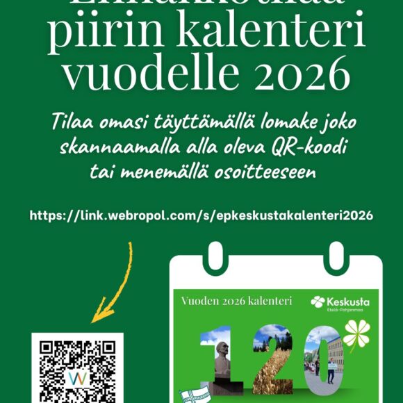Ennakkotilaa piirin kalenteri vuodelle 2026!
