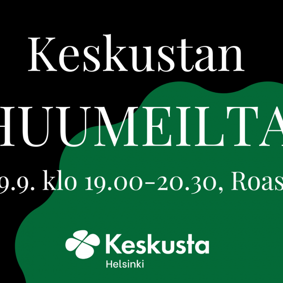 Helsingin Keskustan Huumeilta ma 19.9. klo 19.00-20.30