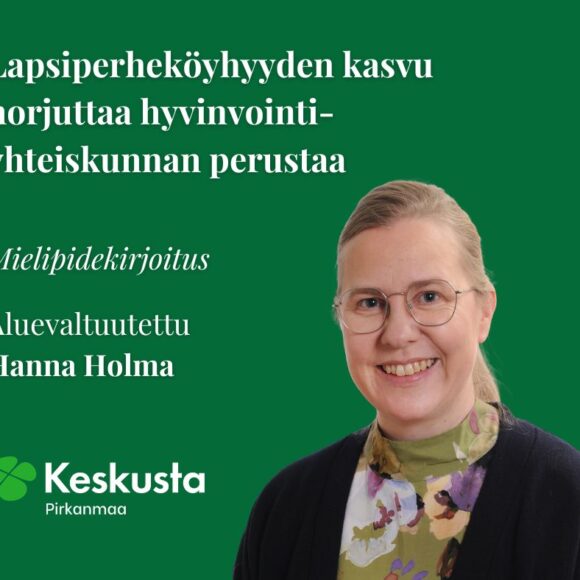 MIELIPIDE: Lapsiperheköyhyyden kasvu horjuttaa hyvinvointiyhteiskunnan perustaa