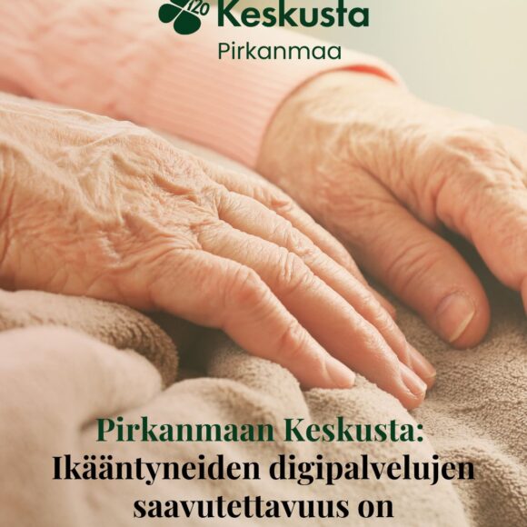 Kannanotto: Ikääntyneiden digipalvelujen saavutettavuus on yhdenvertaisuuden edellytys