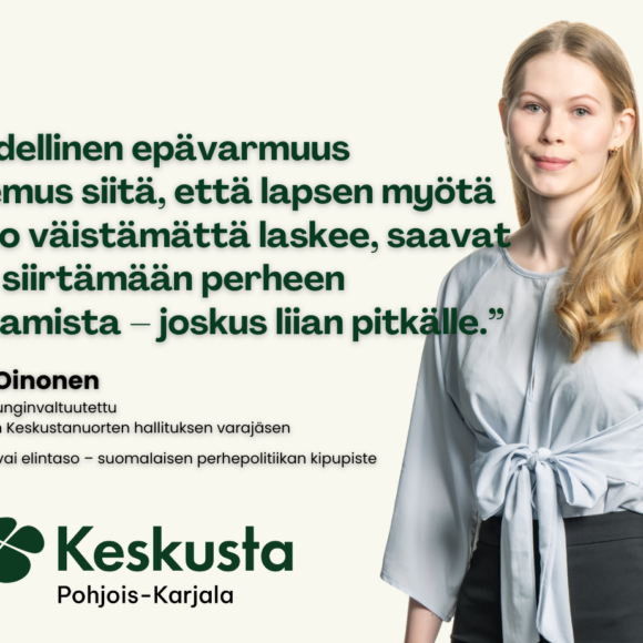 Kristiina Oinonen: Lapsi vai elintaso – suomalaisen perhepolitiikan kipupiste