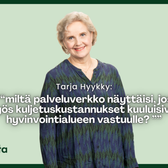 Tarja Hyykky: Säästöjä paperilla – taksiralli tien päällä