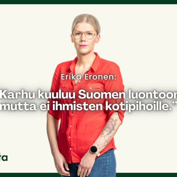 Erika Eronen: Suurpetokeskusteluun tarvitaan realismia ja toimivia ratkaisuja