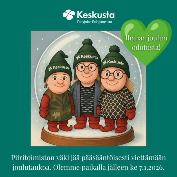 Piiritoimisto suljettu ajalla 18.12.2025-6.1.2026