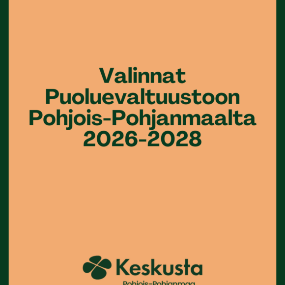 Valinnat Puoluevaltuustoon Pohjois-Pohjanmaalta 2026-2028