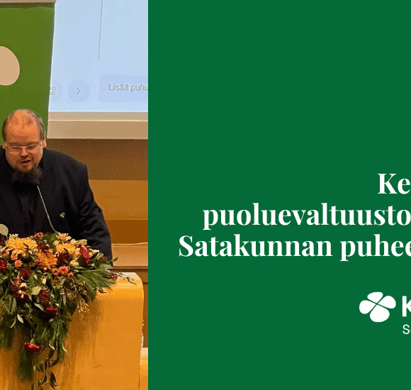 Satakunnan puheenvuoro puoluevaltuustossa