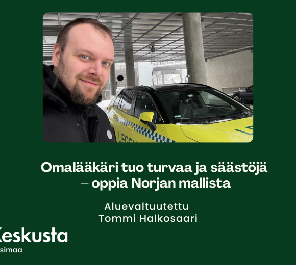 Omalääkäri tuo turvaa ja säästöjä – oppia Norjan mallista