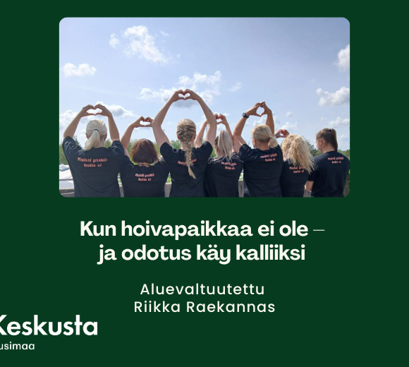 Kun hoivapaikkaa ei ole – ja odotus käy kalliiksi