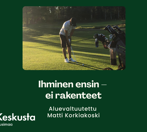 Ihminen ensin – ei rakenteet