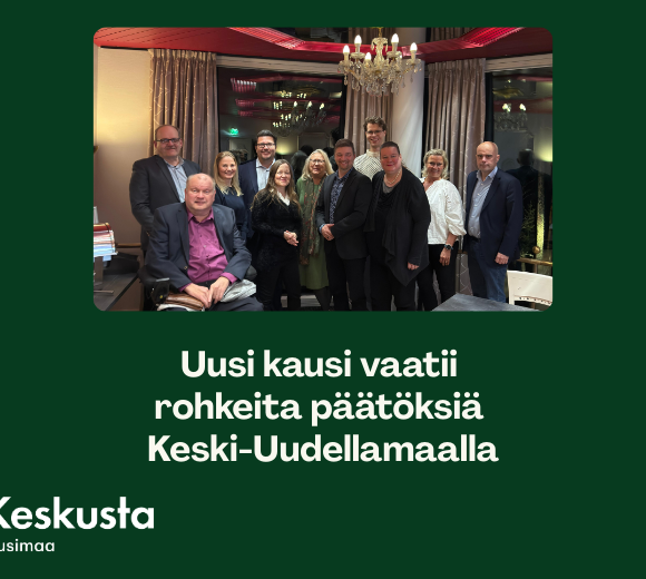 Palveluiden on toimittava arjessa – Keski-Uudenmaan suunta keväällä