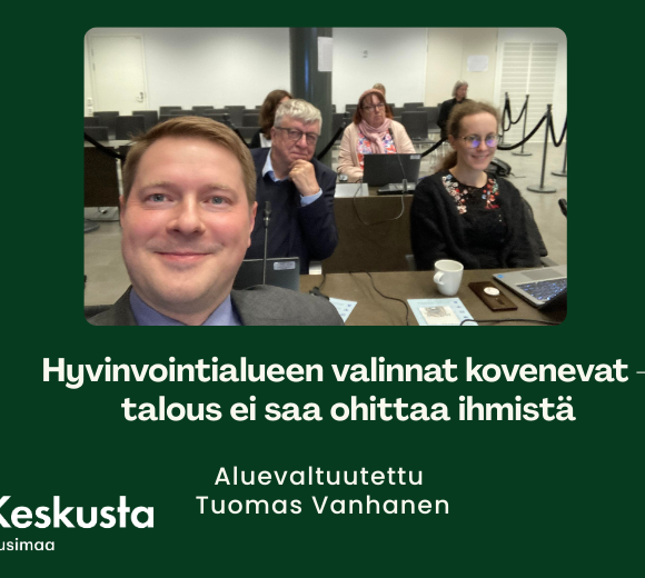 Hyvinvointialueen valinnat kovenevat – talous ei saa ohittaa ihmistä