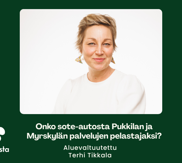 Onko sote-autosta Pukkilan ja Myrskylän palvelujen pelastajaksi?