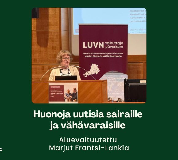 Huonoja uutisia sairaille ja vähävaraisille