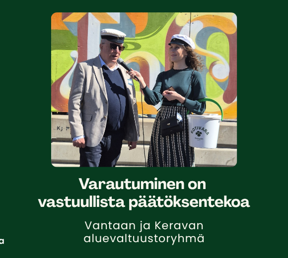Kotivara tuo turvaa arkeen – varautuminen kuuluu kaikille