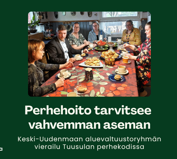 Perhehoito tarjoaa inhimillisen vaihtoehdon ikääntyneiden palveluihin