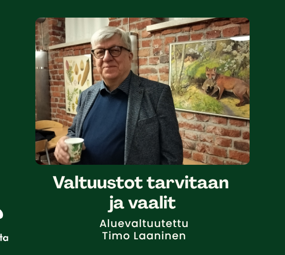 Valtuustot tarvitaan ja vaalit