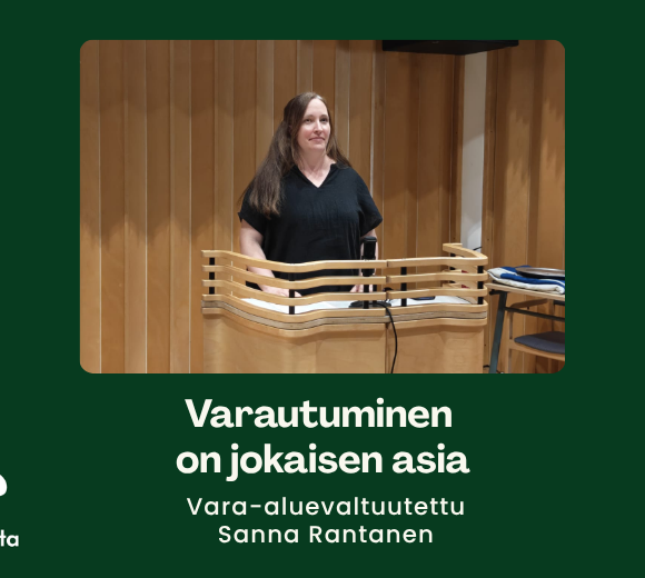 Varautuminen on jokaisen asia