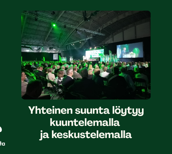 Puheenvuoroilla vahvistetaan keskustalaista demokratiaa