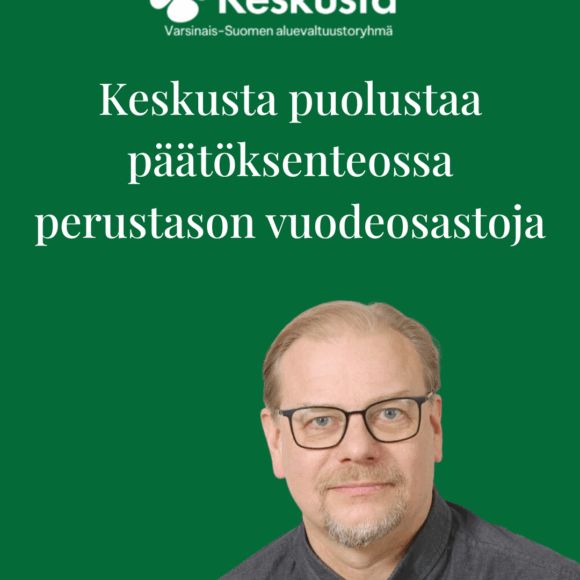 Keskusta puolustaa päätöksenteossa perustason vuodeosastoja