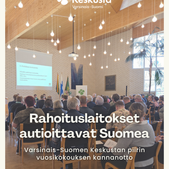 Kannanotto: Rahoituslaitokset autioittavat Suomea