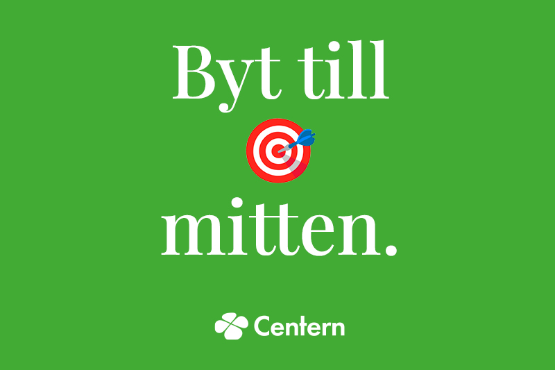 Byt till mitten -text och en 