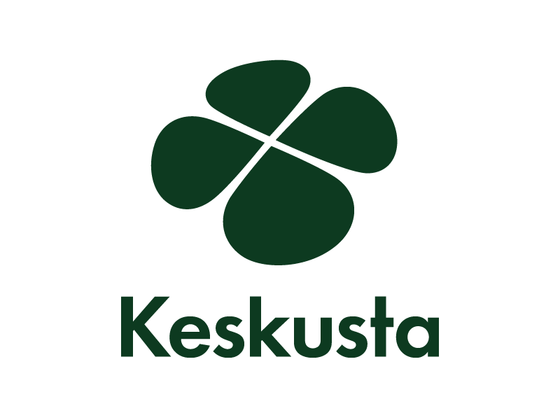 Keskustan tunnus vihreänä