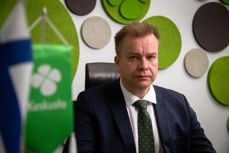 Keskustan puheenjohtaja Antti Kaikkonen