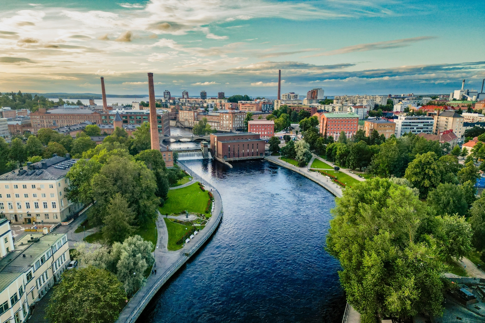 Kuva Tampereen keskustasta